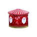 Round  tin box with musical